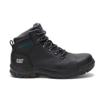 Women's Caterpillar Mae Steel Toe Waterproof Waterproof Boots Black | CAT455-CA