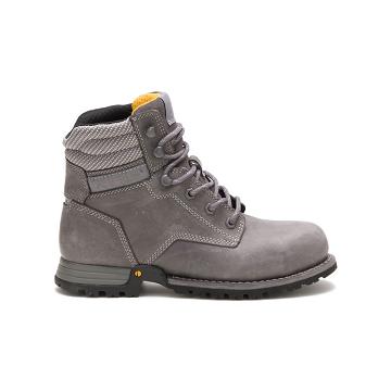 Women's Caterpillar Paisley 6" Steel Toe Safety Boots Grey | CAT433-CA