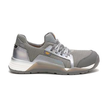 Women's Caterpillar Sprint Textile Alloy Toe Walking Shoes Grey | CAT581-CA