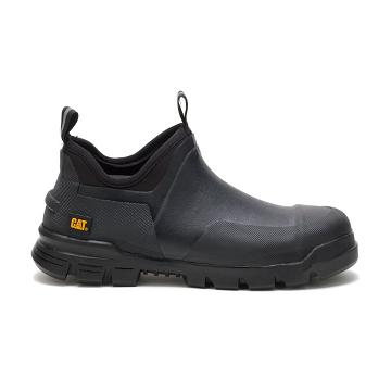 Women's Caterpillar Stormers Steel Toe Walking Shoes Black | CAT580-CA