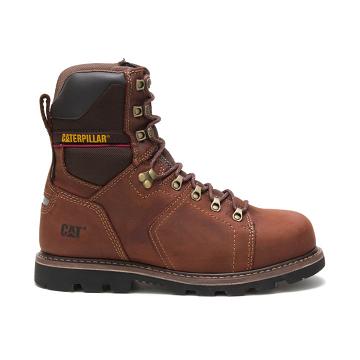 men Caterpillar Alaska 2.0 8" Waterproof Thinsulate™ Steel Toe Work Boots Brown | CAT212-CA