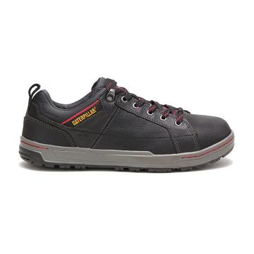 men Caterpillar Brode Steel Toe Walking Shoes Black | CAT358-CA