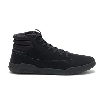 men Caterpillar CODE Hex Hi Sneakers Black | CAT298-CA