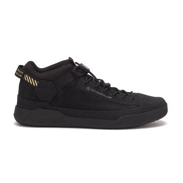 men Caterpillar CODE Hex Utility Sneakers Black | CAT330-CA