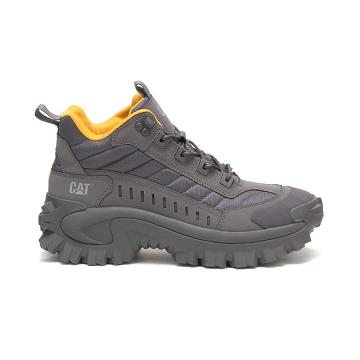 men Caterpillar Intruder Mid Sneakers Purple | CAT349-CA