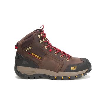 men Caterpillar Navigator Waterproof Sneaker Boots Brown | CAT117-CA