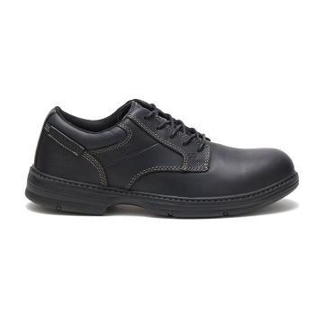 men Caterpillar Oversee Steel Toe Walking Shoes Black | CAT357-CA