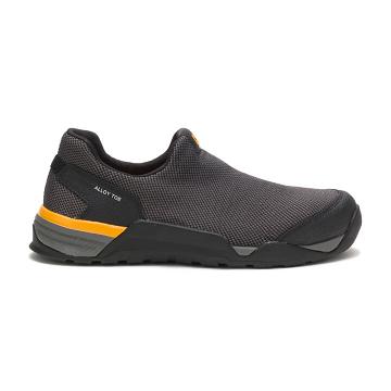 men Caterpillar Sprint Moc Alloy Toe Work Shoes Black | CAT400-CA