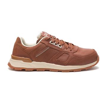 men Caterpillar Woodward SD Steel Toe Walking Shoes Brown | CAT373-CA